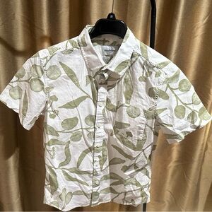 Goodfellow & Co Men's Green Leaf Print Shirt